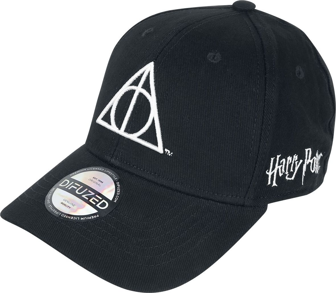 Harry Potter Deathly Hallows Baseballová kšiltovka černá - Merchstore.cz Harry Potter Deathly Hallows Baseballová kšiltovka černá - Merchstore.cz