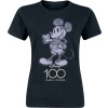 Mickey & Minnie Mouse 100 Years Of Wonder Dámské tričko černá - Merchstore.cz