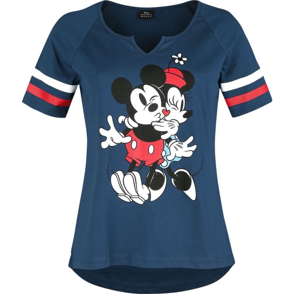 Mickey & Minnie Mouse Mickey Mouse Buddies Dámské tričko modrá - Merchstore.cz