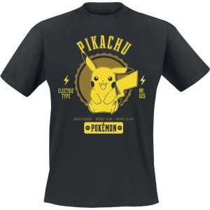 Pokémon Pikachu Tričko černá - Merchstore.cz
