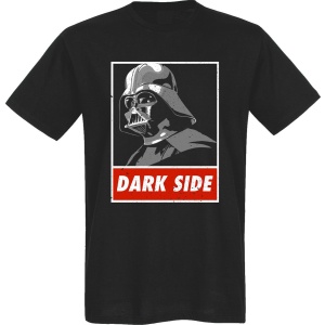 Star Wars Dark Side Alarm Tričko černá - Merchstore.cz