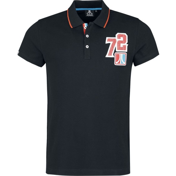 Atari Vintage Sport Polo tričko černá - Merchstore.cz