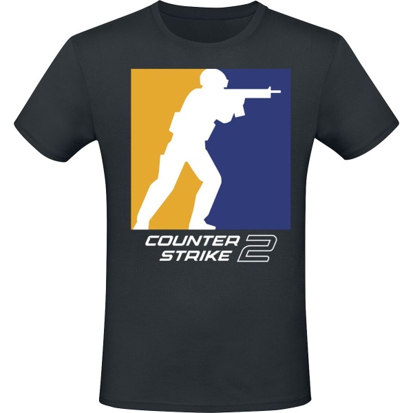 Counter-Strike 2 - Logo Tričko černá - Merchstore.cz