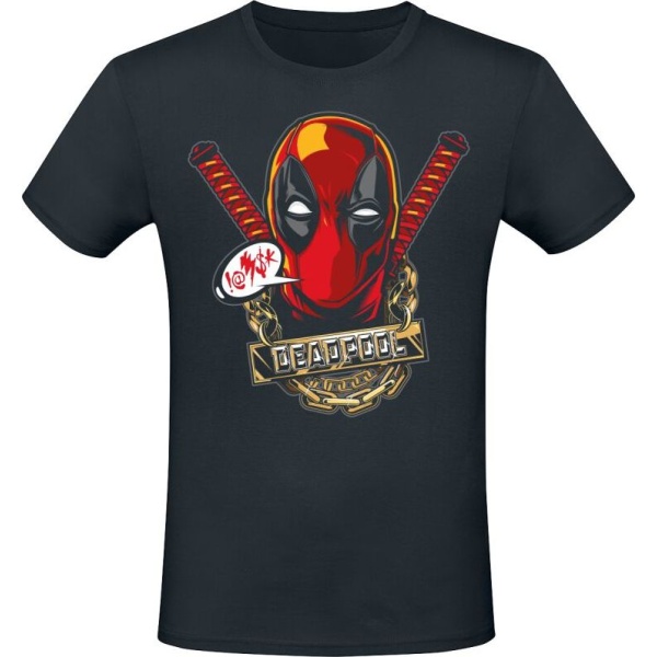 Deadpool Gangster Tričko černá - Merchstore.cz