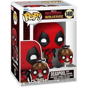 Deadpool Vinylová figurka č.1400 Deadpool and Wolverine - Deadpool with Headpool Sberatelská postava vícebarevný - Merchstore.cz