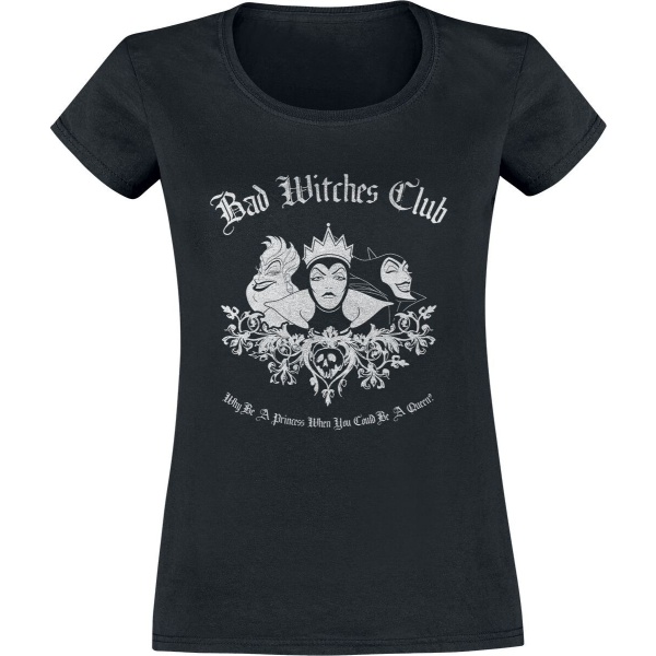 Disney Villains - Bad Witches Club Dámské tričko černá - Merchstore.cz