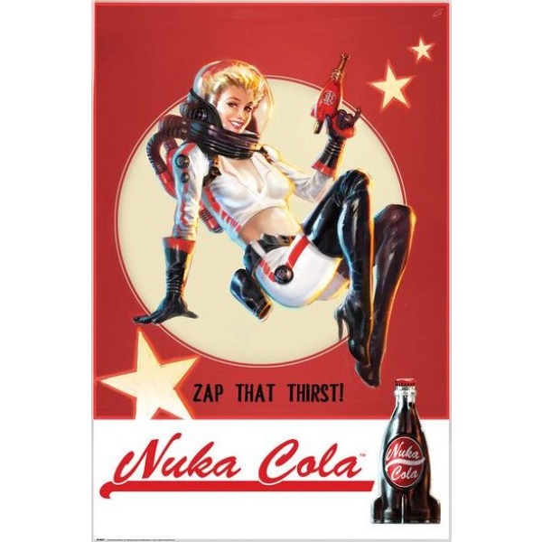 Fallout Nuka Cola plakát vícebarevný - Merchstore.cz