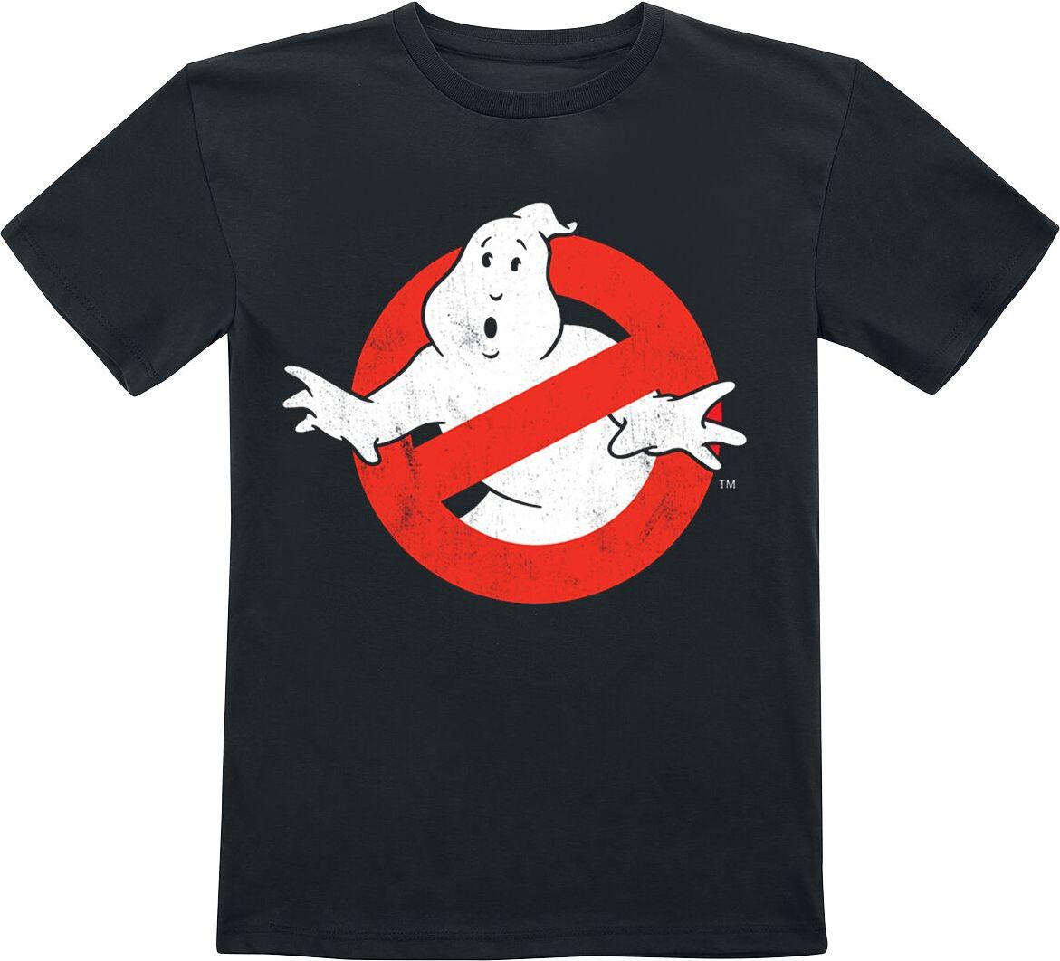 Ghostbusters Kids - Distressed Logo detské tricko černá - Merchstore.cz