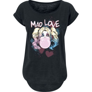 Harley Quinn Mad Love Dámské tričko černá - Merchstore.cz