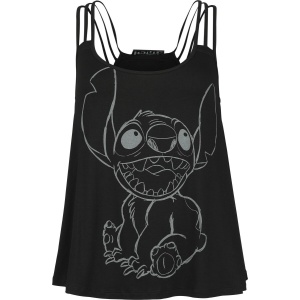 Lilo & Stitch Stitch Dámský top černá - Merchstore.cz