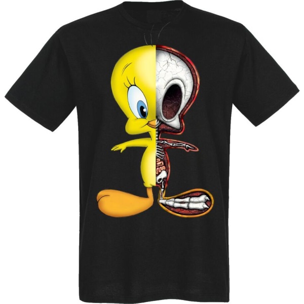 Looney Tunes Tweety Tričko černá - Merchstore.cz