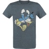 Mickey & Minnie Mouse Donald Duck - Angry Duck Tričko s nádechem tmave modré - Merchstore.cz