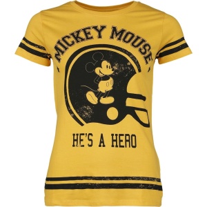Mickey & Minnie Mouse Mickey Mouse Dámské tričko žlutá - Merchstore.cz