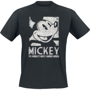 Mickey & Minnie Mouse Most Famous Tričko černá - Merchstore.cz