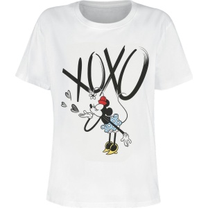 Mickey & Minnie Mouse XOXO Dámské tričko bílá - Merchstore.cz