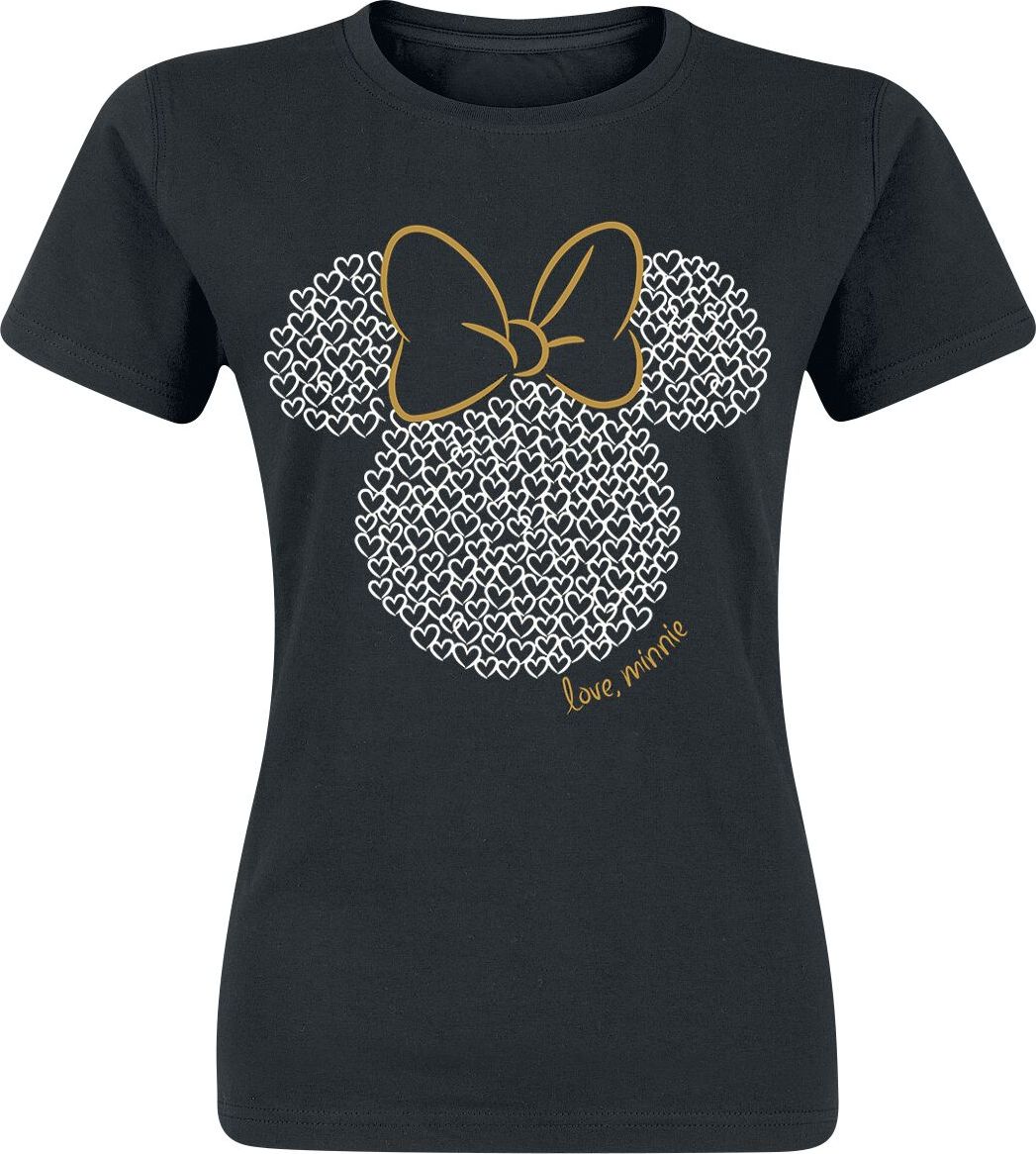 Mickey & Minnie Mouse Minnie Maus - Love Dámské tričko černá - Merchstore.cz Mickey & Minnie Mouse Minnie Maus - Love Dámské tričko černá - Merchstore.cz