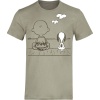 Peanuts Charlie Brown und Snoopy Tričko zelená - Merchstore.cz