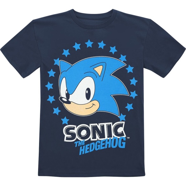 Sonic The Hedgehog Kids - Stars detské tricko modrá - Merchstore.cz