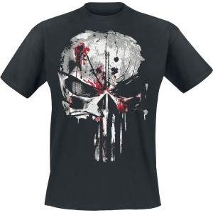 The Punisher Bloody Skull Tričko černá - Merchstore.cz