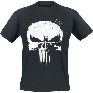 The Punisher Skull - Logo Tričko černá - Merchstore.cz