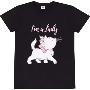 Aristocats I'm A Lady Dámské tričko černá - Merchstore.cz