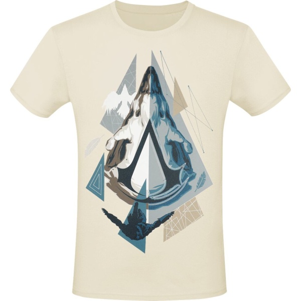 Assassin's Creed Angles Tričko přírodní - Merchstore.cz