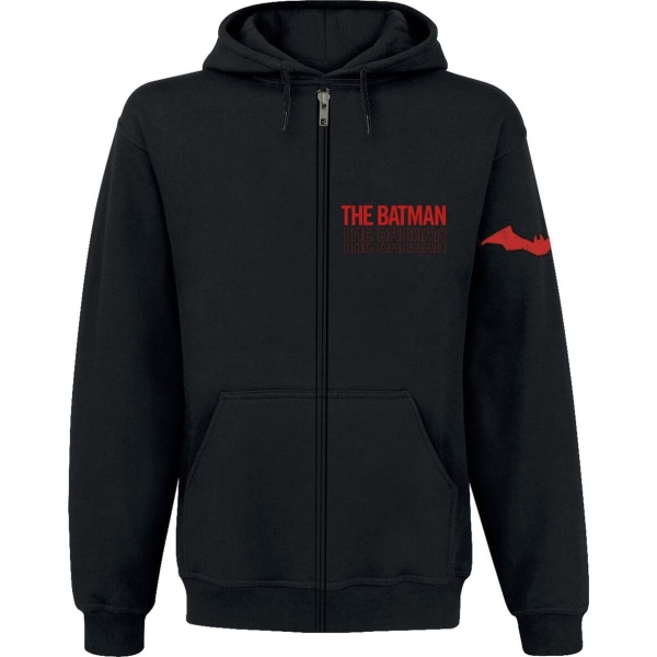 Batman The Batman Mikina s kapucí na zip černá - Merchstore.cz