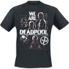 Deadpool We Are Deadpool Tričko černá - Merchstore.cz