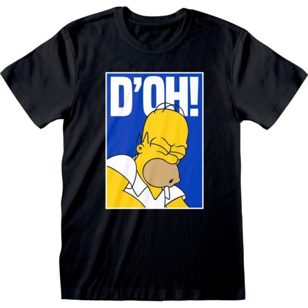 Die Simpsons D'OH! Tričko černá - Merchstore.cz