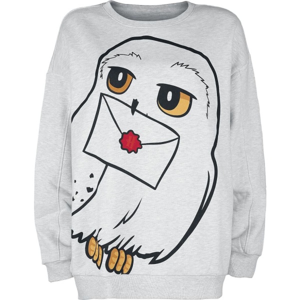 Harry Potter Hedwig Dámská mikina šedý vres - Merchstore.cz