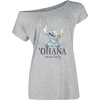 Lilo & Stitch Ohana Tropical Dámské tričko šedá - Merchstore.cz