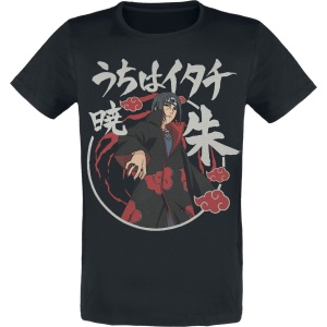 Naruto Akatsuki Itachi Tričko černá - Merchstore.cz