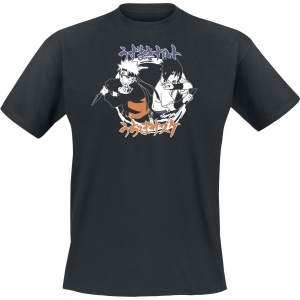 Naruto Naruto und Sasuke Tričko černá - Merchstore.cz