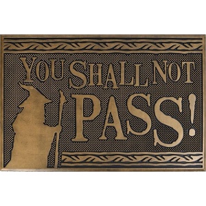 Pán prstenů Shall Not Pass Rohožka vícebarevný - Merchstore.cz