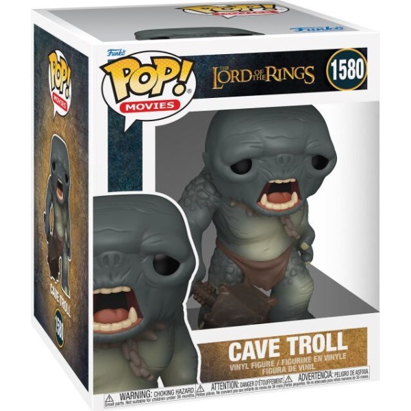 Pán prstenů Vinylová figurka č.1580 Cave Troll (Super POP!) Sberatelská postava vícebarevný - Merchstore.cz