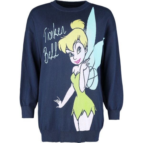 Peter Pan Tinker Bell Pletený svetr modrá - Merchstore.cz