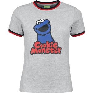 Sesame Street Cookie Monster Dámské tričko vícebarevný - Merchstore.cz