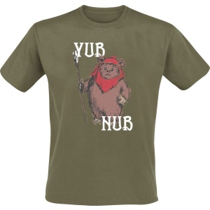 Star Wars Ewok - Yub Nub Tričko zelená - Merchstore.cz