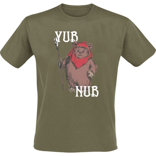 Star Wars Ewok - Yub Nub Tričko zelená - Merchstore.cz