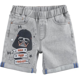 Star Wars Kids - Darth Vader detské kratasy šedá džínovina - Merchstore.cz