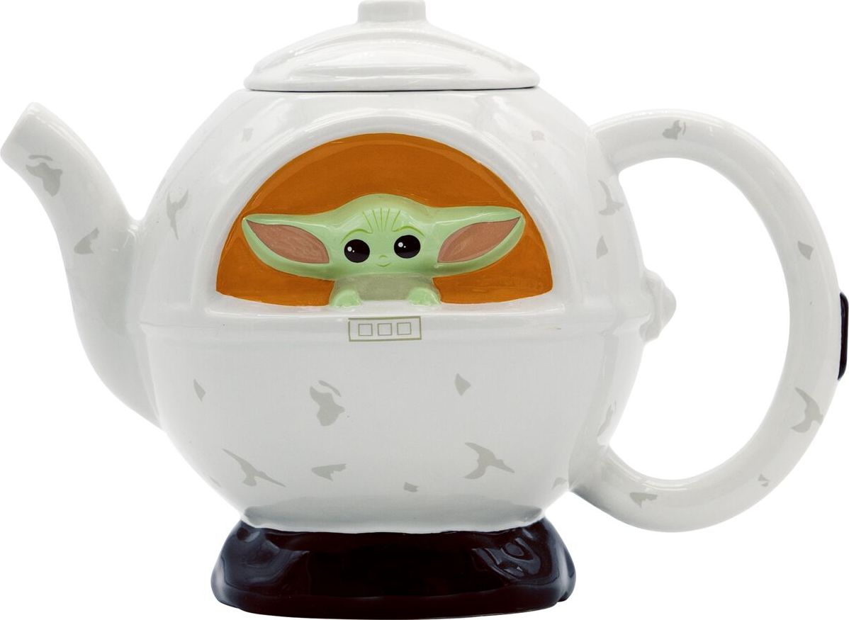 Star Wars Konvice na čaj The Mandalorian - Grogu spaceship Konvice na čaj vícebarevný - Merchstore.cz Star Wars Konvice na čaj The Mandalorian - Grogu spaceship Konvice na čaj vícebarevný - Merchstore.cz