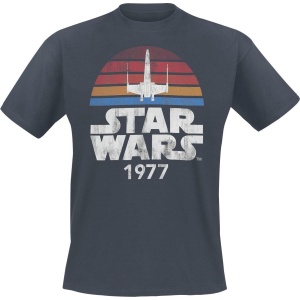 Star Wars Since 1977 Tričko antracitová - Merchstore.cz