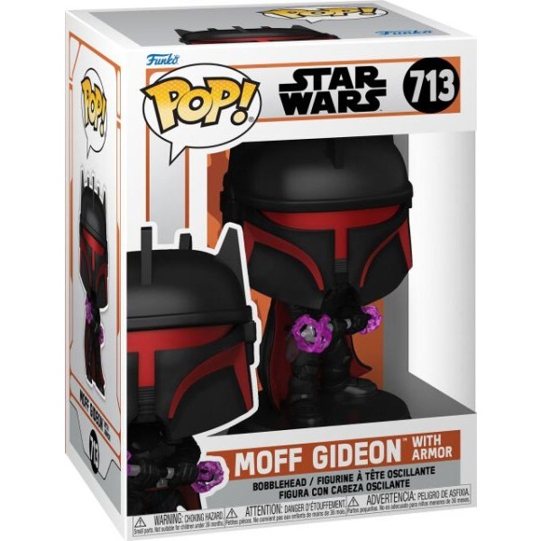 Star Wars Vinylová figurka č.713 The Mandalorian - Moff Gideon with Armor Sberatelská postava vícebarevný - Merchstore.cz