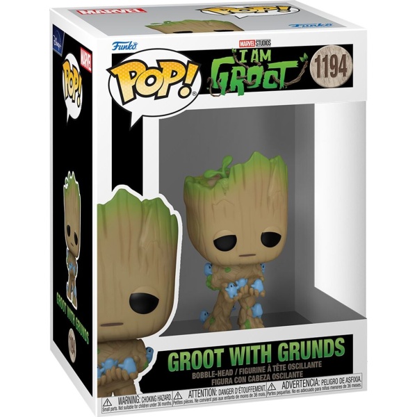 Strážci galaxie Vinylová figurka č.1194 I am Groot - Groot with Grunds Sberatelská postava standard - Merchstore.cz