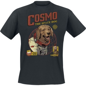 Strážci galaxie Vol. 3 - Cosmo -The Space Dog Tričko černá - Merchstore.cz