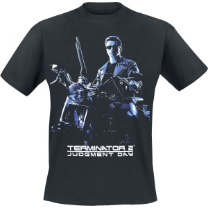 Terminator 2 - Poster Tričko černá - Merchstore.cz