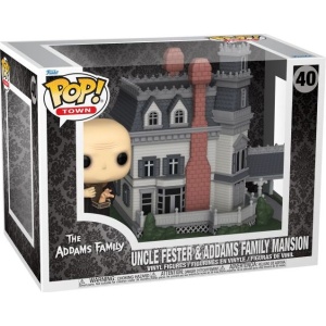 The Addams Family Vinylová figurka č.40 Uncle Fester and Addams Family Mansion (POP! Town) Sberatelská postava vícebarevný - Merchstore.cz