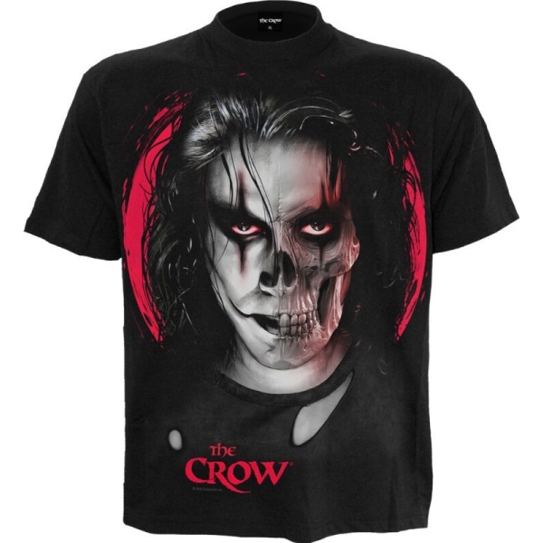 The Crow Skullface Tričko černá - Merchstore.cz