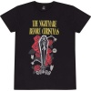 The Nightmare Before Christmas Jack Coffin Dámské tričko černá - Merchstore.cz