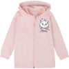 Aristocats Marie detská mikina s kapucí na zip světle růžová - Merchstore.cz